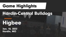 Hardin-Central Bulldogs vs Higbee  Game Highlights - Jan. 18, 2022