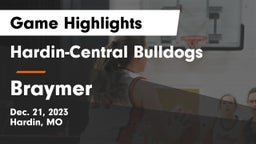 Hardin-Central Bulldogs vs Braymer  Game Highlights - Dec. 21, 2023