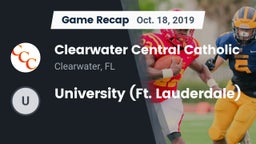Recap: Clearwater Central Catholic  vs. University (Ft. Lauderdale) 2019