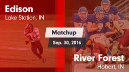 Matchup: Edison  vs. River Forest  2015