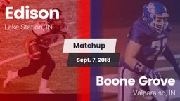 Matchup: Edison  vs. Boone Grove  2018