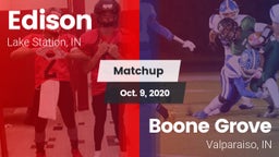Matchup: Edison  vs. Boone Grove  2020