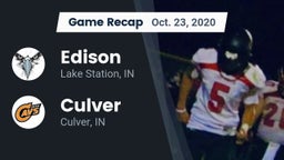 Recap: Edison  vs. Culver  2020
