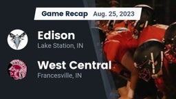 Recap: Edison  vs. West Central  2023