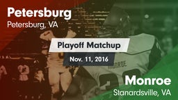 Matchup: Petersburg High vs. Monroe  2016