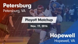 Matchup: Petersburg High vs. Hopewell  2016