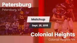 Matchup: Petersburg High vs. Colonial Heights  2018