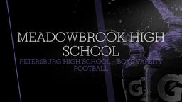 Petersburg football highlights Meadowbrook High School