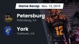 Recap: Petersburg  vs. York  2019