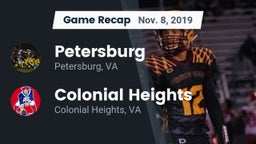 Recap: Petersburg  vs. Colonial Heights  2019