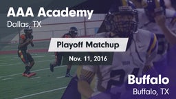 Matchup: AAA Academy vs. Buffalo  2016