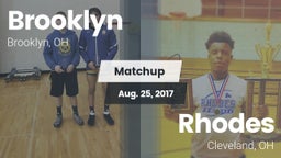 Matchup: Brooklyn  vs. Rhodes  2017