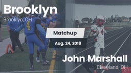 Matchup: Brooklyn  vs. John Marshall  2018