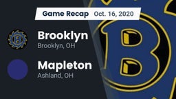 Recap: Brooklyn  vs. Mapleton  2020