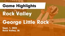 Rock Valley  vs George Little Rock Game Highlights - Sept. 1, 2022