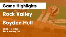 Rock Valley  vs Boyden-Hull  Game Highlights - Sept. 15, 2022