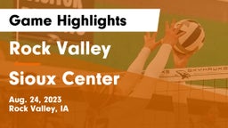 Rock Valley  vs Sioux Center  Game Highlights - Aug. 24, 2023