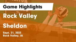 Rock Valley  vs Sheldon  Game Highlights - Sept. 21, 2023