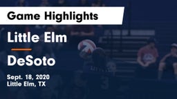 Little Elm  vs DeSoto  Game Highlights - Sept. 18, 2020