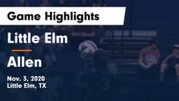 Little Elm  vs Allen  Game Highlights - Nov. 3, 2020