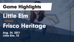 Little Elm  vs Frisco Heritage  Game Highlights - Aug. 24, 2021