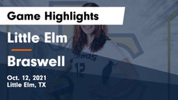 Little Elm  vs Braswell  Game Highlights - Oct. 12, 2021