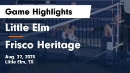 Little Elm  vs Frisco Heritage  Game Highlights - Aug. 22, 2023