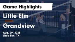Little Elm  vs Grandview  Game Highlights - Aug. 29, 2023
