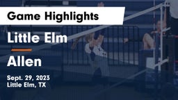 Little Elm  vs Allen Game Highlights - Sept. 29, 2023