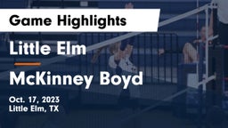 Little Elm  vs McKinney Boyd  Game Highlights - Oct. 17, 2023