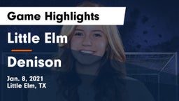 Little Elm  vs Denison  Game Highlights - Jan. 8, 2021