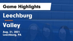 Leechburg  vs Valley  Game Highlights - Aug. 31, 2021