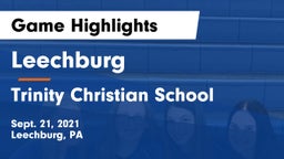 Leechburg  vs Trinity Christian School Game Highlights - Sept. 21, 2021