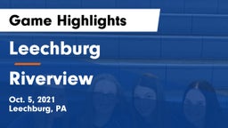 Leechburg  vs Riverview  Game Highlights - Oct. 5, 2021
