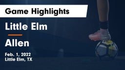Little Elm  vs Allen  Game Highlights - Feb. 1, 2022