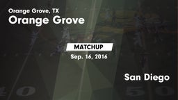 Matchup: Orange Grove High vs. San Diego  2016