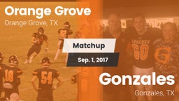 Matchup: Orange Grove High vs. Gonzales  2017