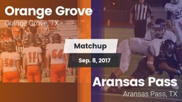Matchup: Orange Grove High vs. Aransas Pass  2017