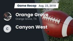 Recap: Orange Grove  vs. Canyon West 2018