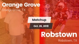 Matchup: Orange Grove High vs. Robstown  2018