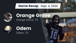 Recap: Orange Grove  vs. Odem  2020