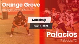 Matchup: Orange Grove High vs. Palacios  2020