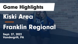 Kiski Area  vs Franklin Regional  Game Highlights - Sept. 27, 2022