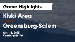 Kiski Area  vs Greensburg-Salem  Game Highlights - Oct. 12, 2023
