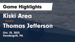 Kiski Area  vs Thomas Jefferson Game Highlights - Oct. 25, 2023