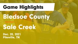 Bledsoe County  vs Sale Creek Game Highlights - Dec. 20, 2021