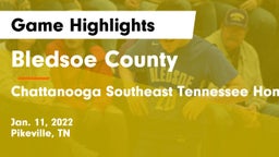 Bledsoe County  vs Chattanooga Southeast Tennessee Home Education Association Game Highlights - Jan. 11, 2022