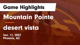 Mountain Pointe  vs desert vista  Game Highlights - Jan. 11, 2022