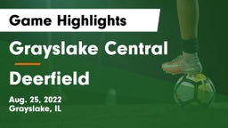 Grayslake Central  vs Deerfield  Game Highlights - Aug. 25, 2022