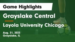 Grayslake Central  vs Loyola University Chicago Game Highlights - Aug. 31, 2023